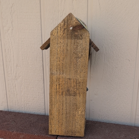 Rustic Wooden Handcrafted Bird Feeder Party Of 4 - Picture 6 of 16